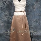 Tea Length A-Line Bridesmaid Dress - Style LED0057