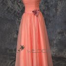 Organza Bodice Modest Bridesmaid Dress - Style LED0058