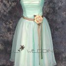 Knee Length Short Bridesmaid Dress - Style LED0068