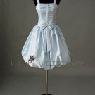 Lightblue Strapless Gown - Style LED0075