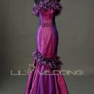 Mermaid Taffeta Bridesmaid Dress - Style LED0083