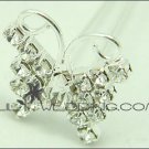 Rhinestone Butterfly Hair Pins