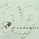 Pearl Star Rhinestone 4-Piece Jewelry Set