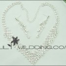 Rhinestone Drop 3-Piece Jewelry Set