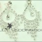 Decorated Hoops Rhinestone Earrings