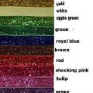 3/8" glitter ribbons for hair bows scrapbooking 3 yards
