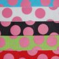 2 YARD 7/8 JUMBO CANDY DOT print grosgrain ribbon CUTE