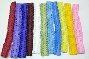 Wholesale Lot 22 SOFT stretch dainty headband Hair bow