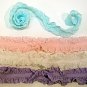 LOT 14pc Double Ruffle Headband Stretch iNFANT HAIR BOW