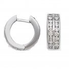 14k Gold Diamond Huggies Earring (0.80 ct.tw.)