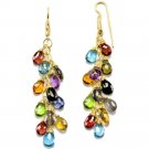 14k Gold Assorted Semi-Precious Briolette Earrings (16.8 cts tw.)