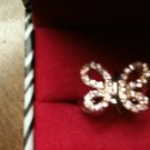 Sterling Silver Butterfly Posh Couture Ring - Size 6 1/2 - New -