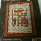 Country Sampler Counted Cross Stitch by Deco Point NEW in Package Country Sampler Counted Cross Stitch by Deco Point NEW in Package