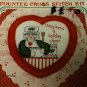 "Happiness is Holiday Cheer" Grandma Cooking Counted Cross Stitch Kit w/frame
