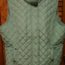 VAN HEUSEN WOMEN LARGE BLUE AQUA SLEEVELESS VEST - SO CUTE, LIGHTWEIGHT & WARM