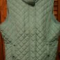 VAN HEUSEN WOMEN LARGE BLUE AQUA SLEEVELESS VEST - SO CUTE, LIGHTWEIGHT & WARM