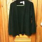 White Stag Women's Plus  Black Cardigan with attached Shell - Size 16W
