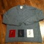 Company Collection L/S Round Neck Soft Bluish Gray Sweater w/Embroidery-Large