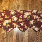 JC PENNEY HOME COLLECTION 82"W X 19.5"D Burgundy/Wine Valance JC PENNEY HOME COLLECTION 82"W X 19.5"D Burgundy/Wine Valance