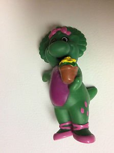 Barney BABY BOP Purple Dinosaur Lyons Group PVC Toy Play Figure Cake ...