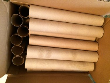 35+ Paper Towel cardboard TUBES ROLLS CLEAN-arts crafts scrapbooking