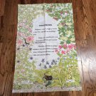100% Cotton Hedgerows Dish Towel MFG in Britain