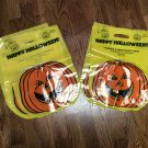 6 Halloween Trick or Treat Bags, Deco-Pumpkin Bags - Local Bank - NEW- 1980's