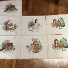A Wild Life Christmas Picture Book Patches Fabric Panel by VIP Cranston
