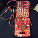 Vera Bradley Crossbody Shoulder Bag Purse -Pink Print