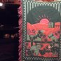 Farm Life Cow Rooster Sheep Cat Duck Reversible Heavy Cotton Afghan Throw