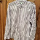 Geoffrey Beene Stripe L/S Dress Shirt XL 100% Cotton