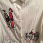 Embroidered Appliqued Ribbed Cuffed Blouse By Graff by UM Company PL