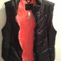 NWt Aeropostale Women's Solid Puffer Puff Vest Black Size L