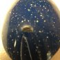 Vintage Antique Enamel Granite Ware Spatter Robin Egg and Blue Spoon 8" Decoration Only