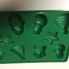 NEW Christmas Jello Jigglers HAPPY HOLIDAYS Green 10ct Mold w/Jigglers Recipe Card NEW Christmas Jello Jigglers HAPPY HOLIDAYS Green 10ct Mold w/Jigglers Recipe Card