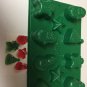 NEW Christmas Jello Jigglers HAPPY HOLIDAYS Green 10ct Mold w/Jigglers Recipe Card