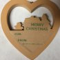 Rare Vintage Hallmark "There's no place like A New Home!" Christmas Ornament Tag