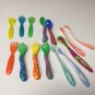 14 Spoons & Forks Toddler Training Utensils Colorful Kids Baby Feeding Nuby