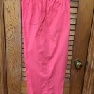 Southern Lady Coral Capri Pants Size 16 Elastic Waist