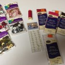 Lot of Buttons, Bias Tape, Rick Rack, Gems, Thread - New in Pkg Lot of Buttons, Bias Tape, Rick Rack, Gems, Thread - New in Pkg