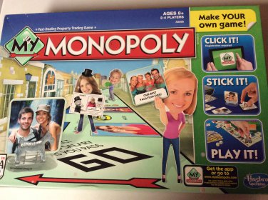 Mixed Lot of Hasbro My Monopoly New Game Pieces,Board, etc.