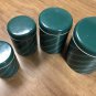 Mid Century Green and White Studio Nova Canister Set