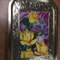 Vintage Yellow Roses Large Rectangular Tray Action-Lobeco Italy
