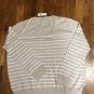 L/S Crew Neck Oatmeal Stripe Sweater XXL NWT