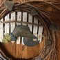 Vintage Rustic Rooster Farm Grape Vine Wreath