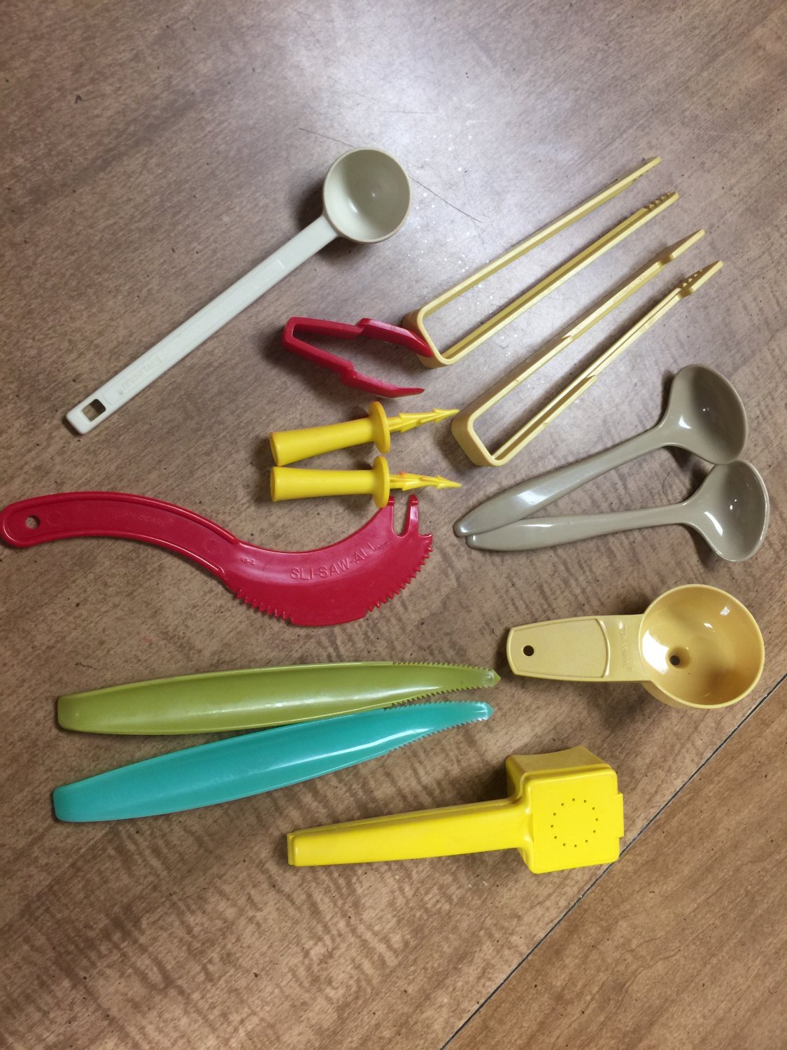 Vintage Tupperware Gadgets! Colorful! Perfect for your midcentury kitchen!