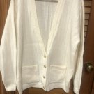 Vintage Ladies Classic Elements Button Front School Style Cardigan L