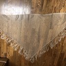 Ladies Shaw Mesh Cape Wrap with Fringe