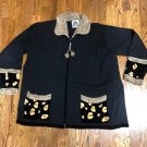 Vintage StoryBook Knits Long Sweater Coat Jacket 2X Vintage StoryBook Knits Long Sweater Coat Jacket 2X