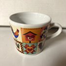 Trisa Houseware Ceramic Coffee Mug Tea Cup Quilt Pattern with Roosters and Birds Trisa Houseware Ceramic Coffee Mug Tea Cup Quilt Pattern with Roosters and Birds